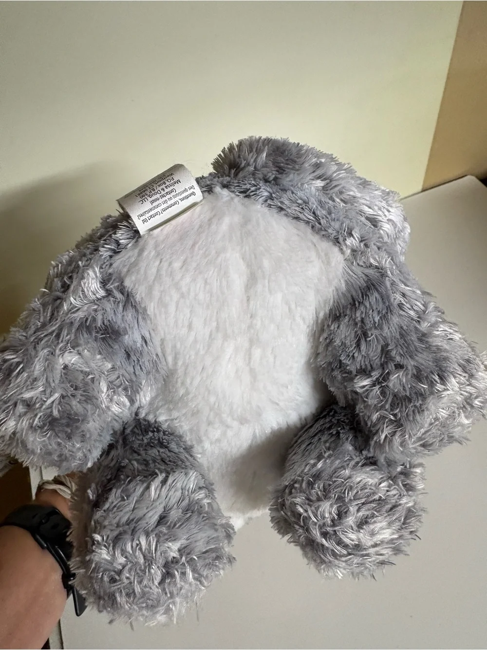 Melissa & Doug Greycie Tabby Cat, featuring soft grey and white patterned fur